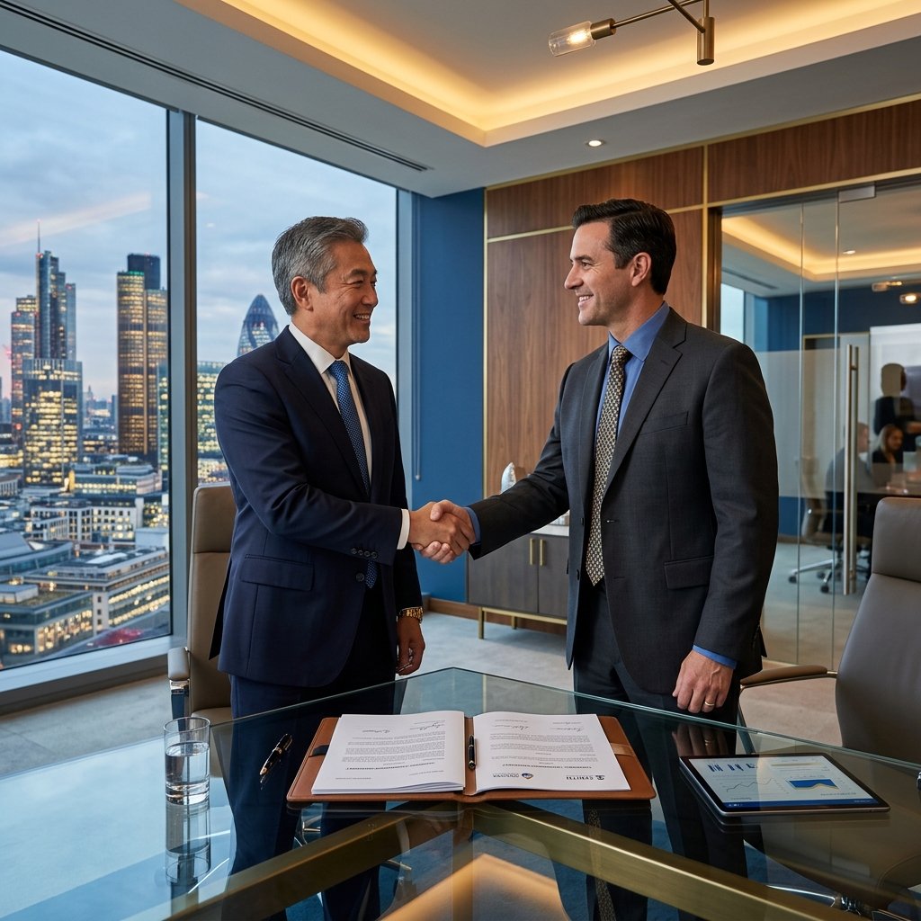 Joint Venture Meeting Handshake
